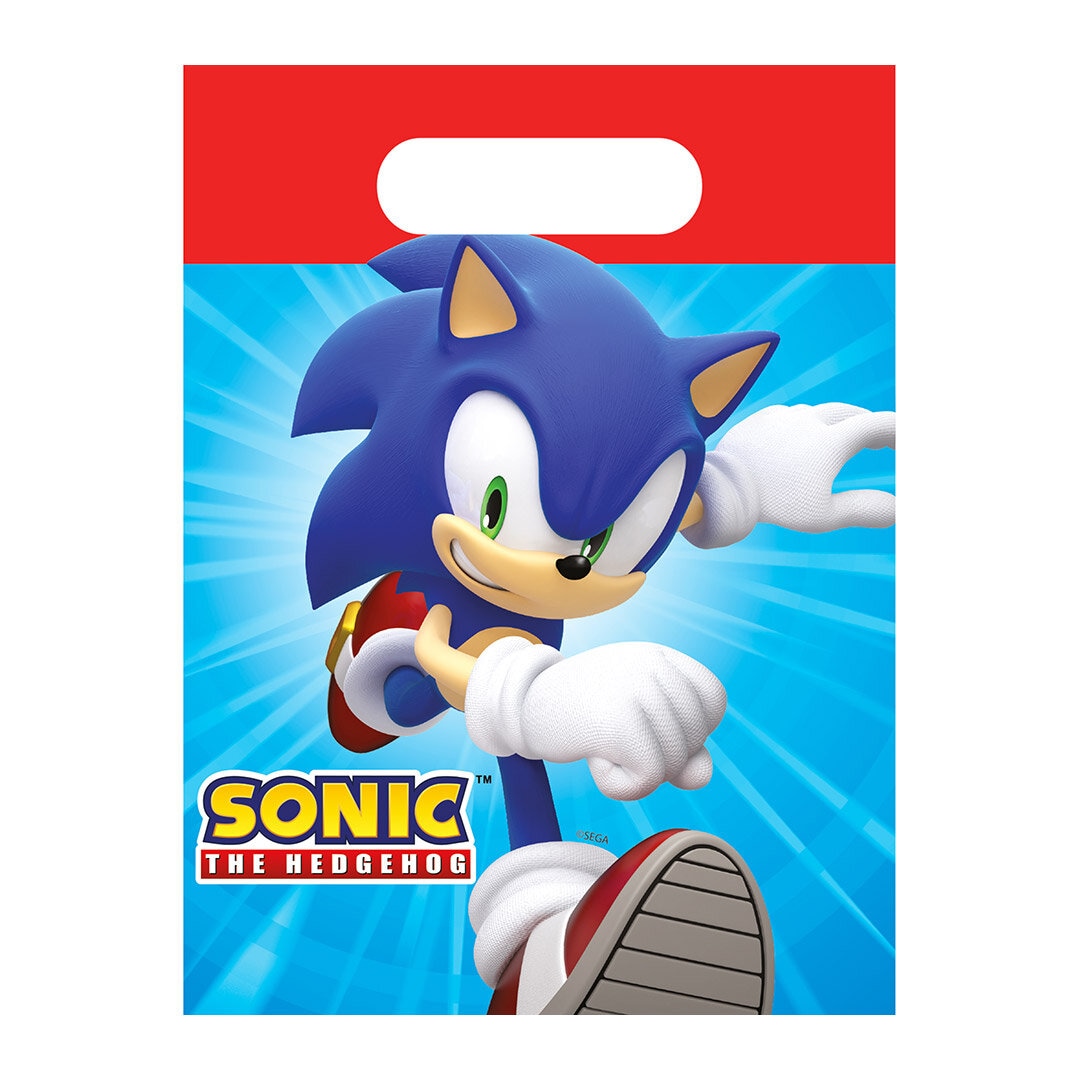 Sonic the Hedgehog - Slikposer i papir 4 stk