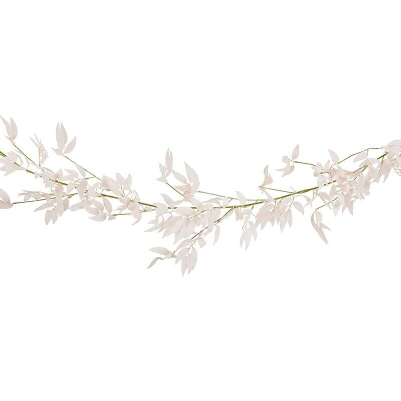 A Touch of Pampas - Blomsterguirlande Lyserød Ruscus 190 cm