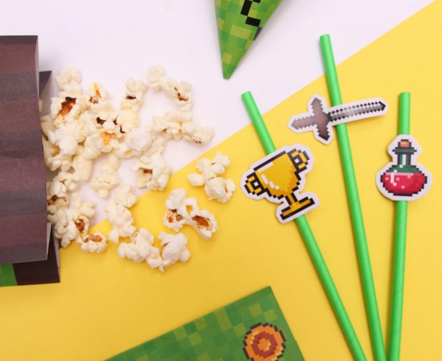 Game On - Papsugerør 8 stk