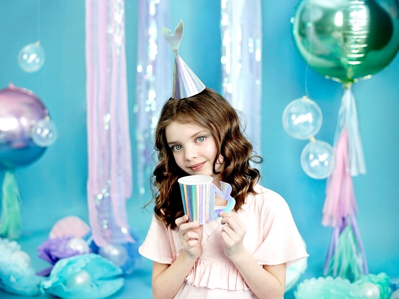 Strålende Havfruepapkrus 6 stk.