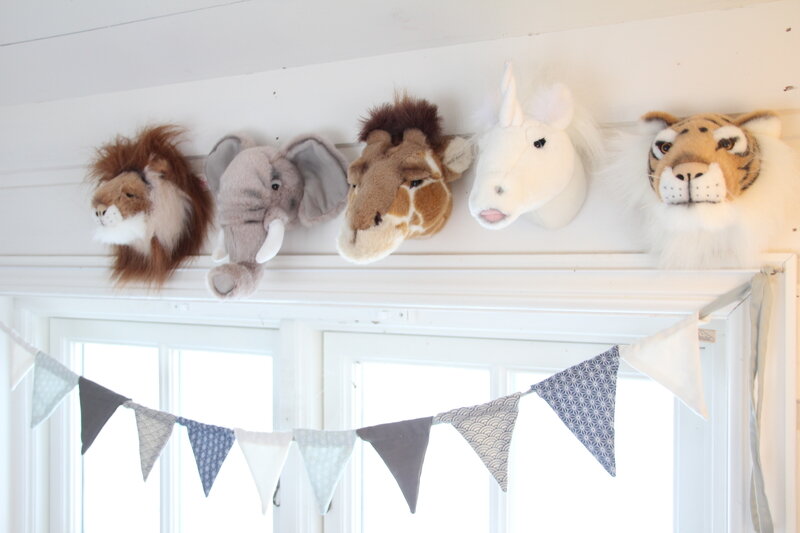 Brigbys Roomfriends - Vægdekoration Tiger 14 cm