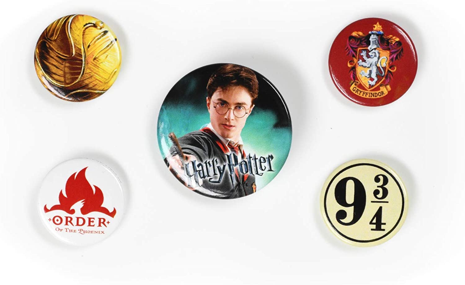 Harry Potter, Badges Gryffindor 5 stk.