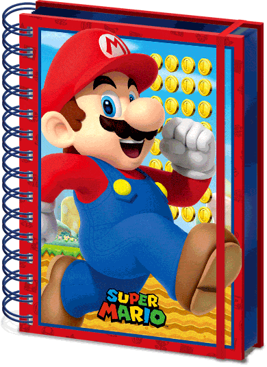 Super Mario Bros, 3D Notesbog Mario