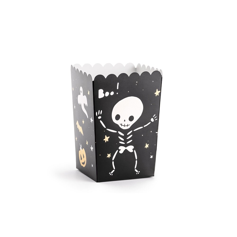 Popcornbokse - BOO! Halloween 6 stk