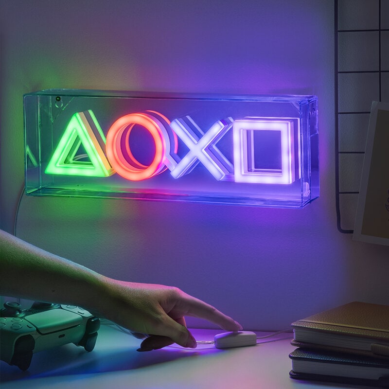 Playstation Neon LED-lampe
