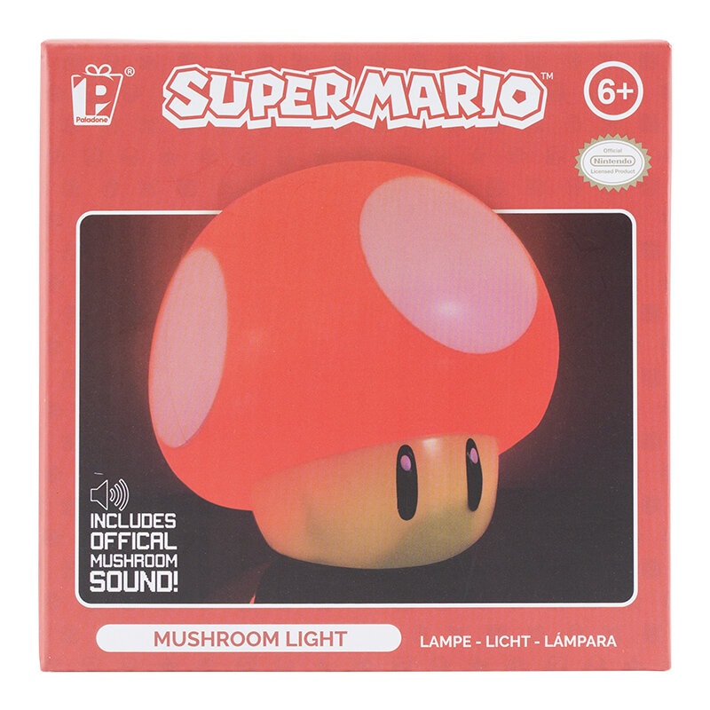 Super Mario - Svampe Lampe med Lyd