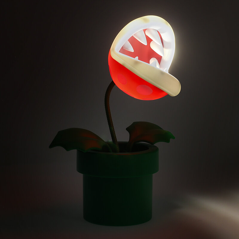Super Mario Bros - Mini Piranha Plant Justerbar Lampe