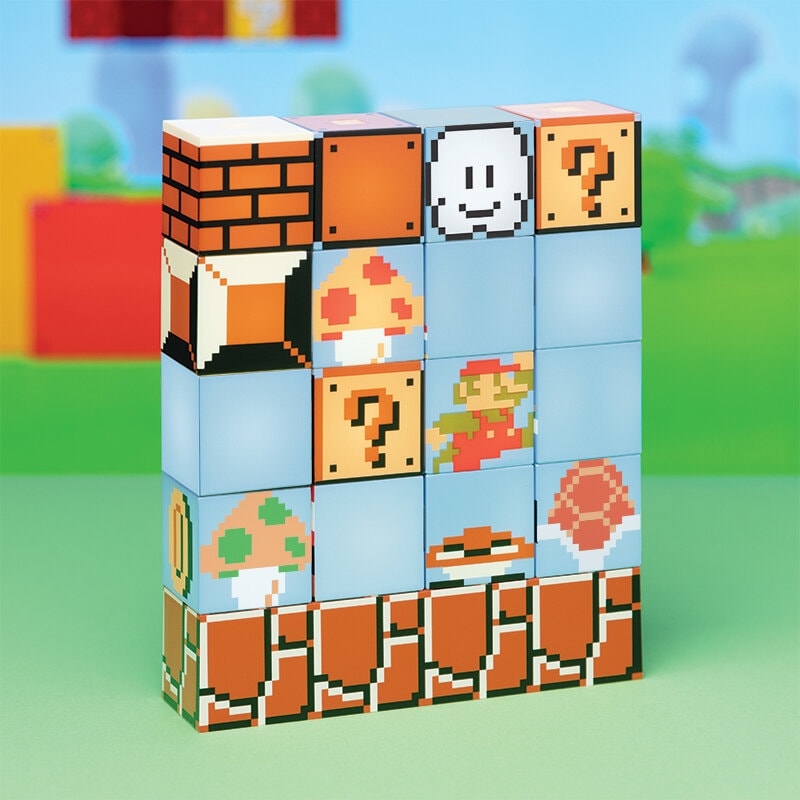 Super Mario Bros - Byggebar lampe