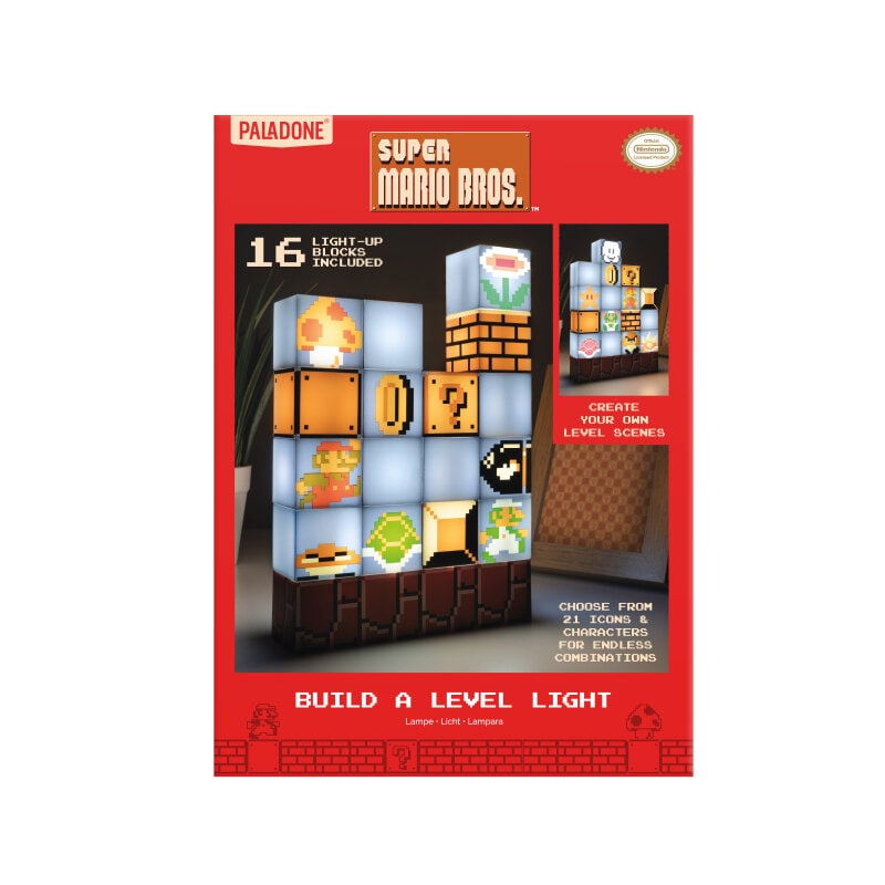 Super Mario Bros - Byggebar lampe