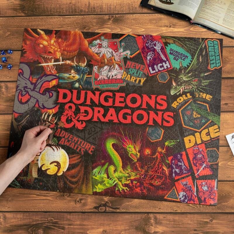 Dungeons & Dragons, Puslespil Montage 1000 brikker