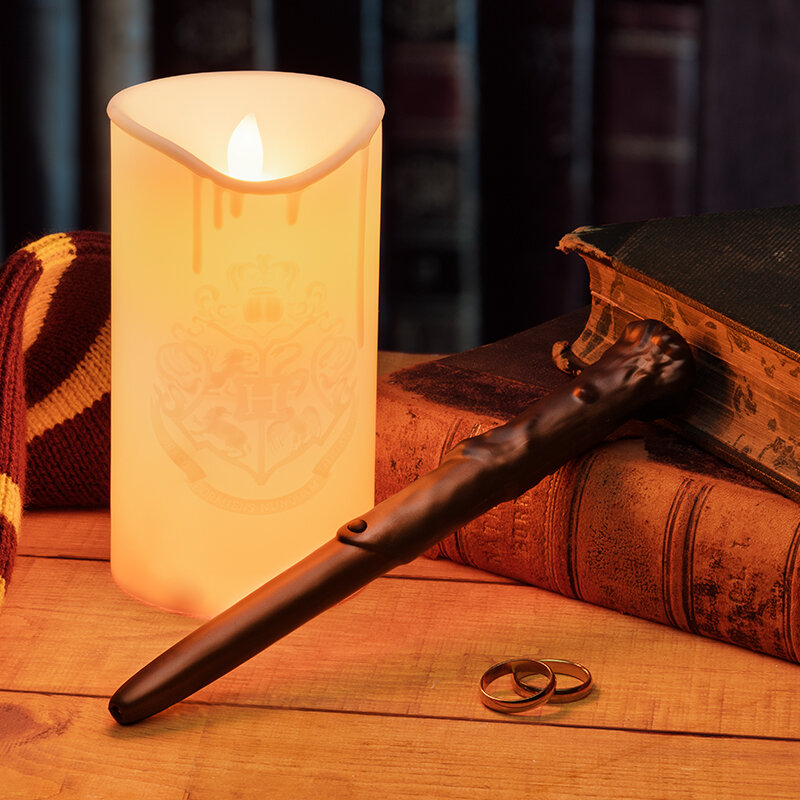Harry Potter - Stearinlys lampe med tryllestav