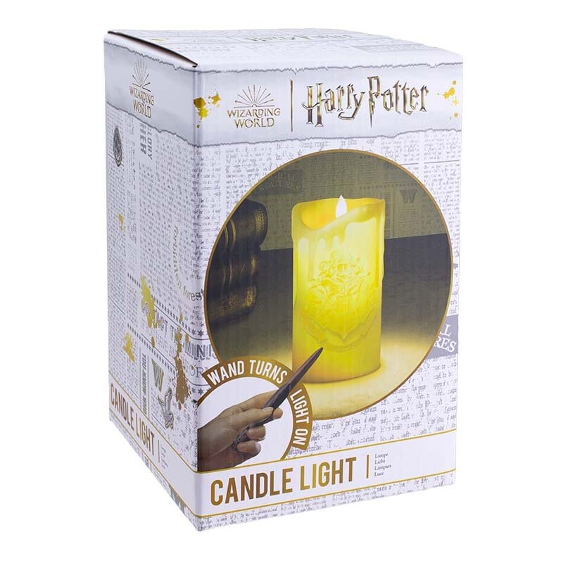 Harry Potter - Stearinlys lampe med tryllestav