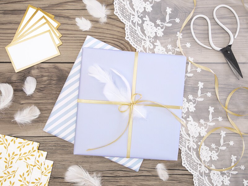 Hvide Dekorationsfjer 3 gram