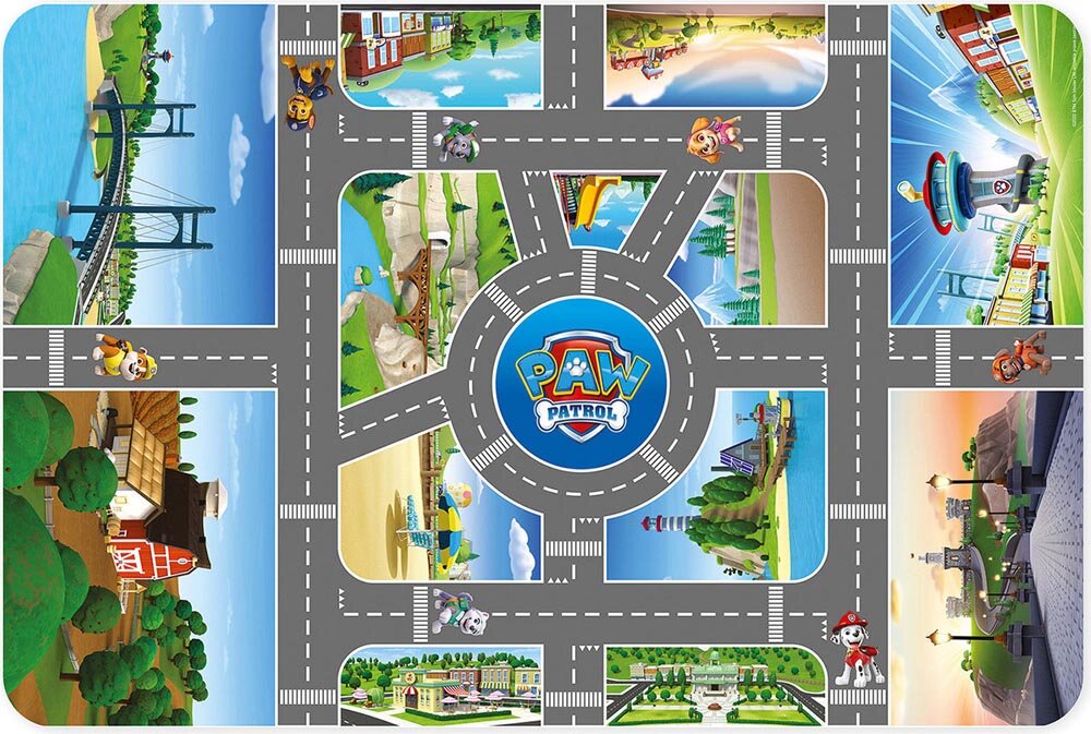 Legemåtte Paw Patrol Byliv 75 x 112 cm