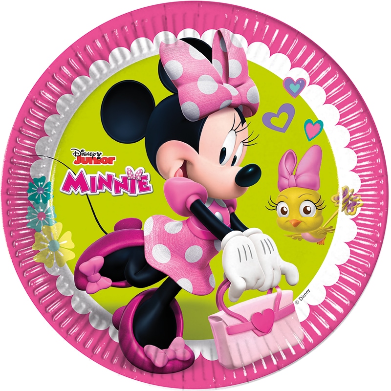 Minnie Happy Helper - Tallerkner 8 stk