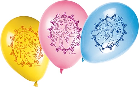 Disney Prinsesser - Balloner 8 stk