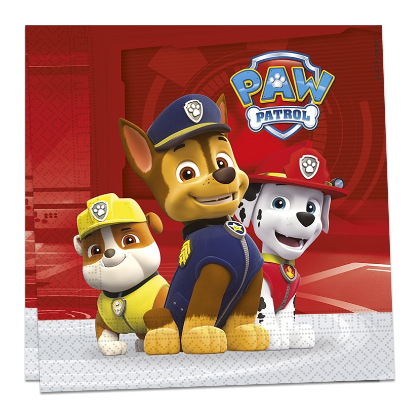 Paw Patrol Ready for Action - Servietter 20 stk