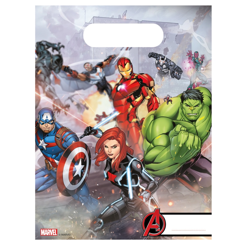 Mighty Avengers - Slikposer 6 stk