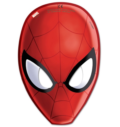 Spiderman - Ansigtsmasker 6 stk