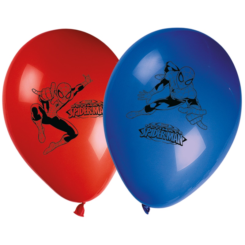Spiderman - Balloner 8 stk