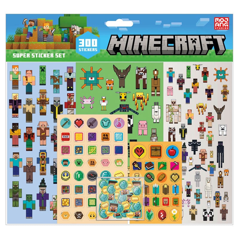 Minecraft Super Klistermærkesæt