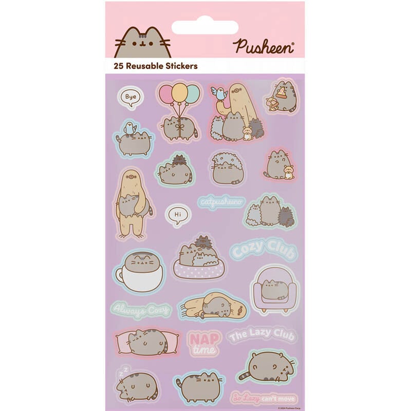 Pusheen Klistermærker 25 stk