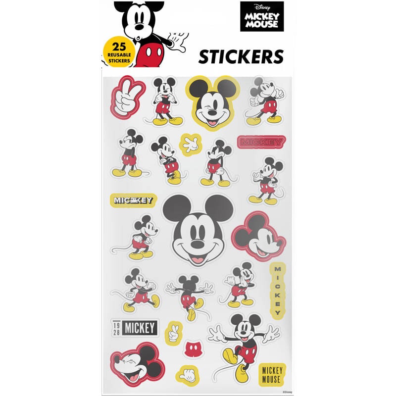 Mickey Mouse Klistermærker 25 stk