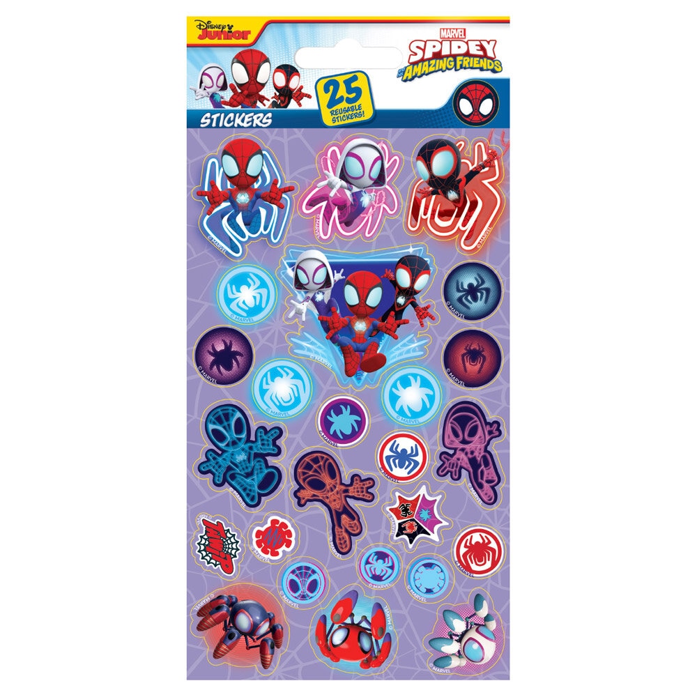 Spidey Klistermærker 25 stk