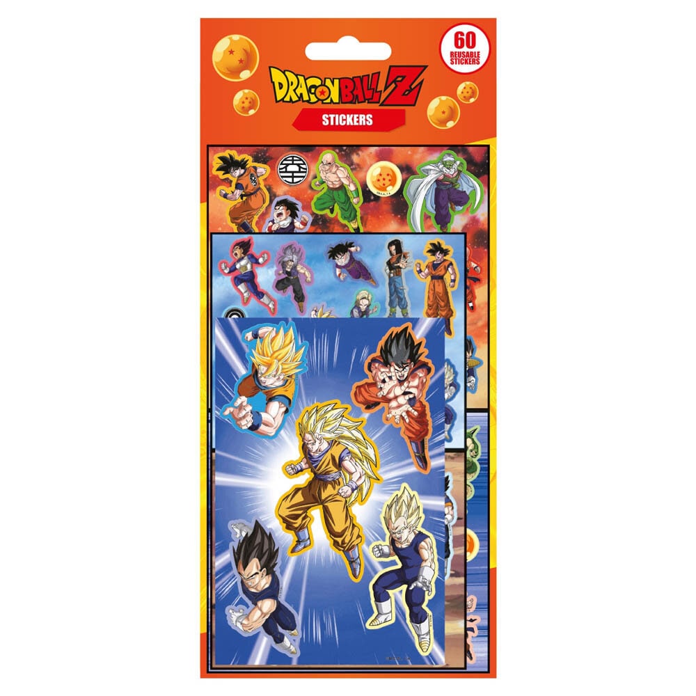 Dragon Ball Klistermærker 60 stk