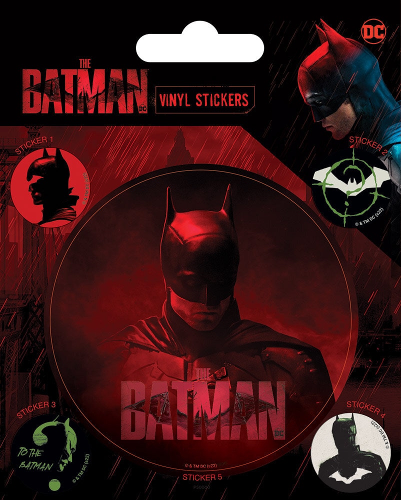Batman - Klistermærker i vinyl 5 stk