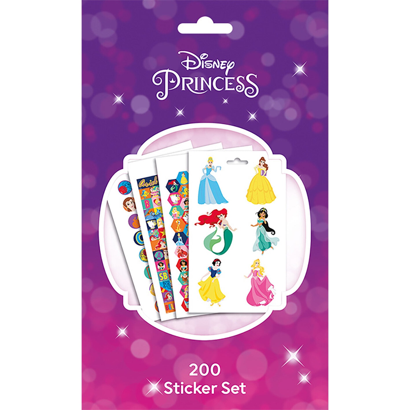 Disney Prinsesser - Klistermærker 200-pak