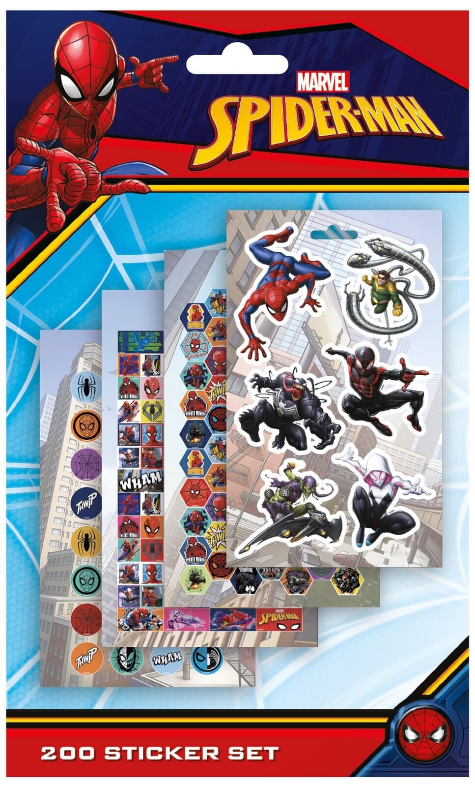 Spiderman - Klistermærker 200 stk