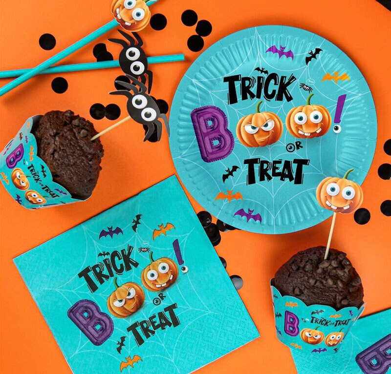 Boo Trick or Treat - Tallerkener 6 stk
