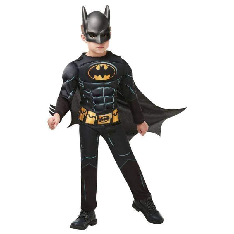Batman Black Core Kostume Barn 5-10 år