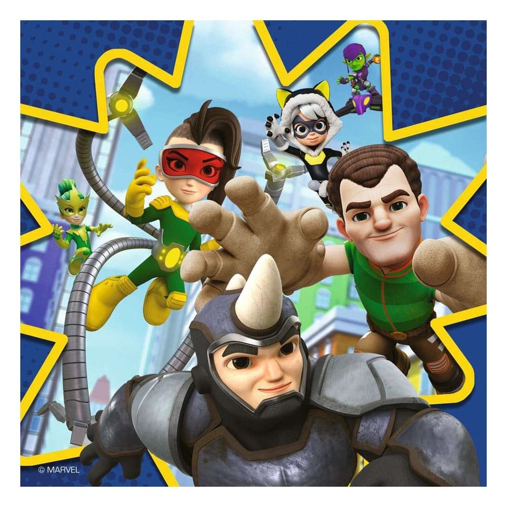 Ravensburger Puzzle - Spidey og Hans Fantastiske Venner 3x49 brikker