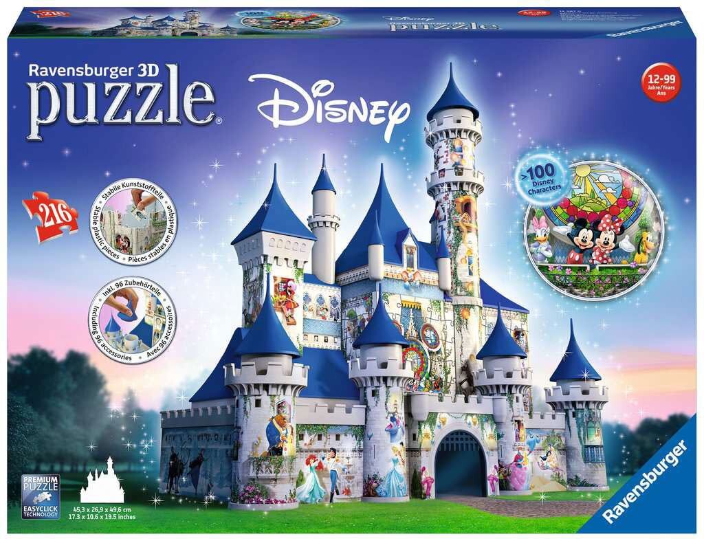 Ravensburger 3D Puslespil, Disney Castle 216 brikker