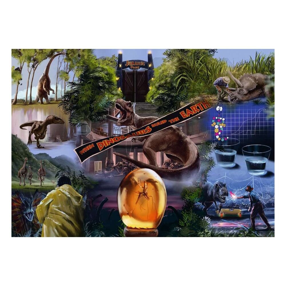 Ravensburger Puslespil, Universal Collection - Jurassic Park 1000 brikker