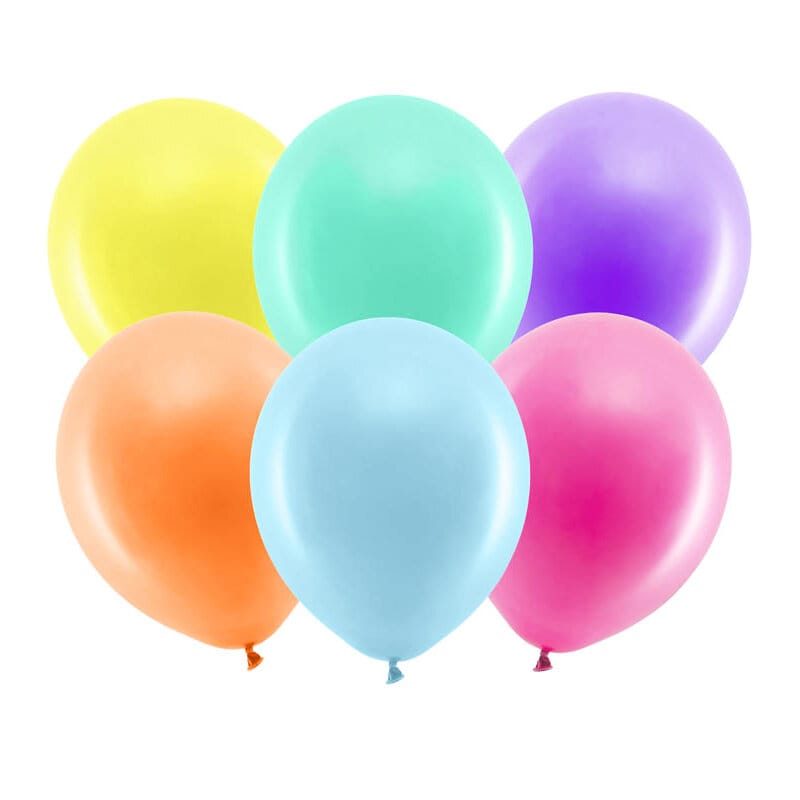 Balloner - Pastelfarver 30 cm 10 stk.