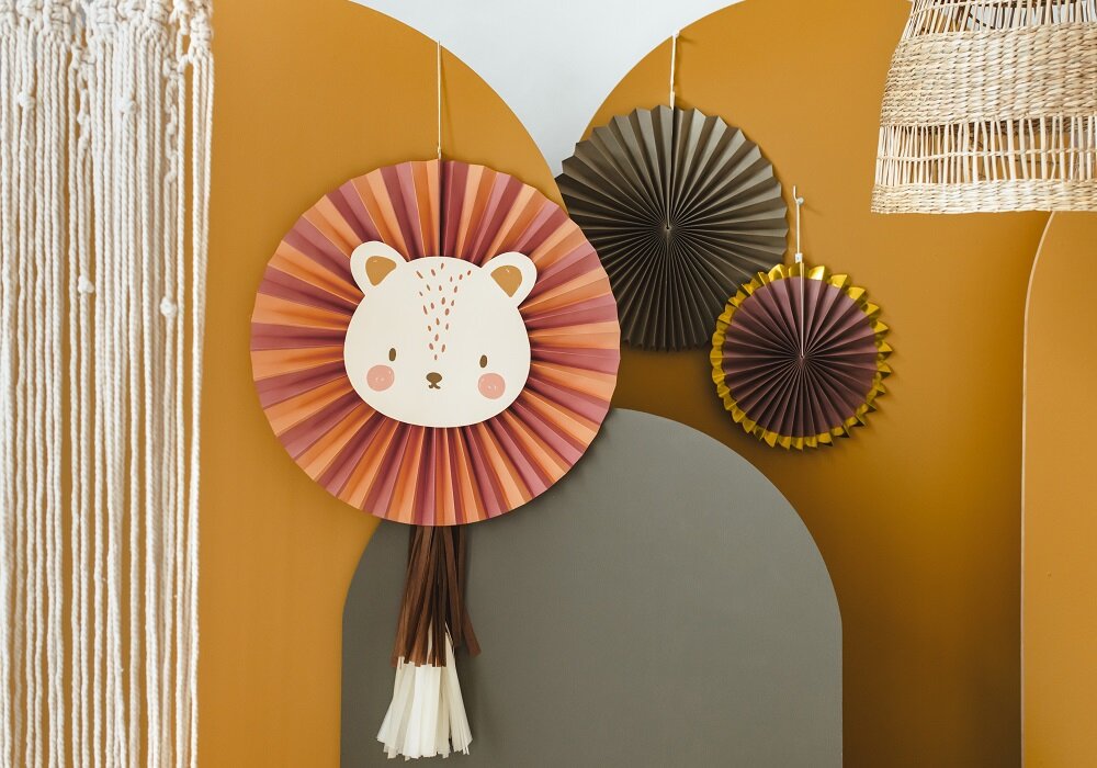 Hængende dekorationer - Løve 3 stk