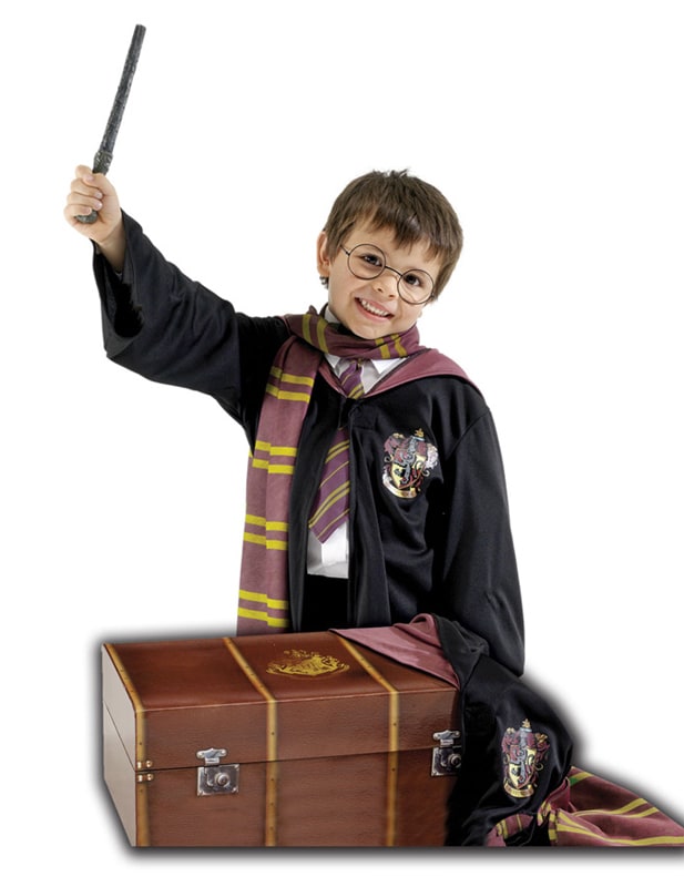 Harry Potter kiste med forskelligt indhold 