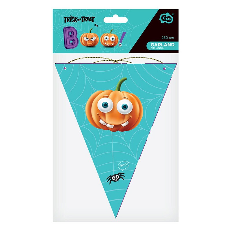 Boo Trick or Treat - Flagguirlande 250 cm