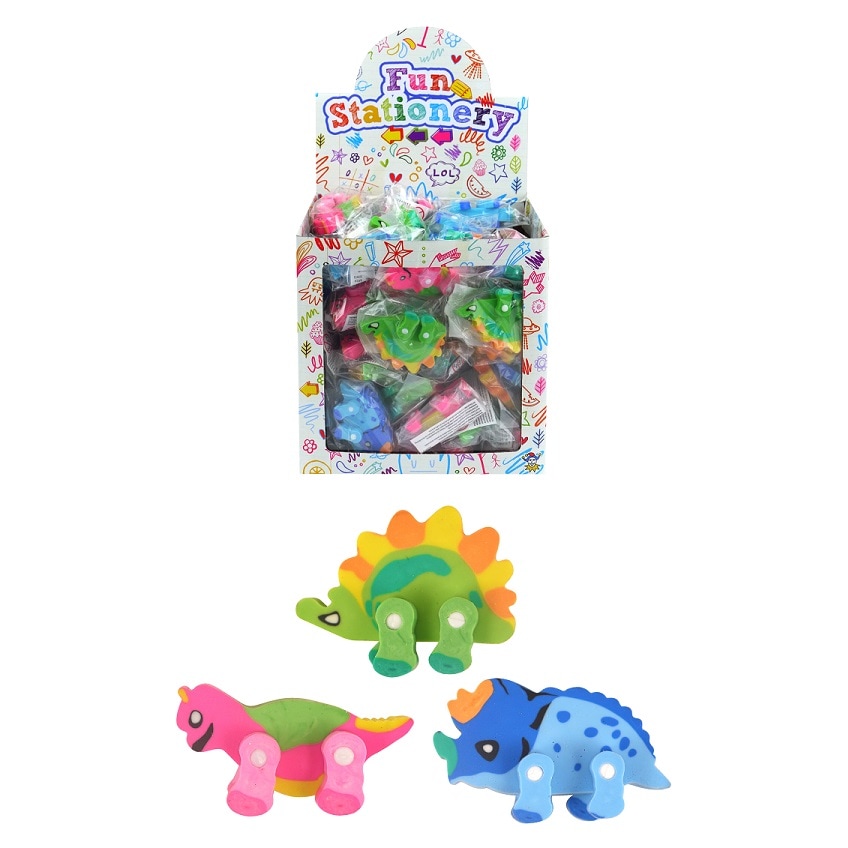 Viskelæder Dinosaur (enkeltvis) 