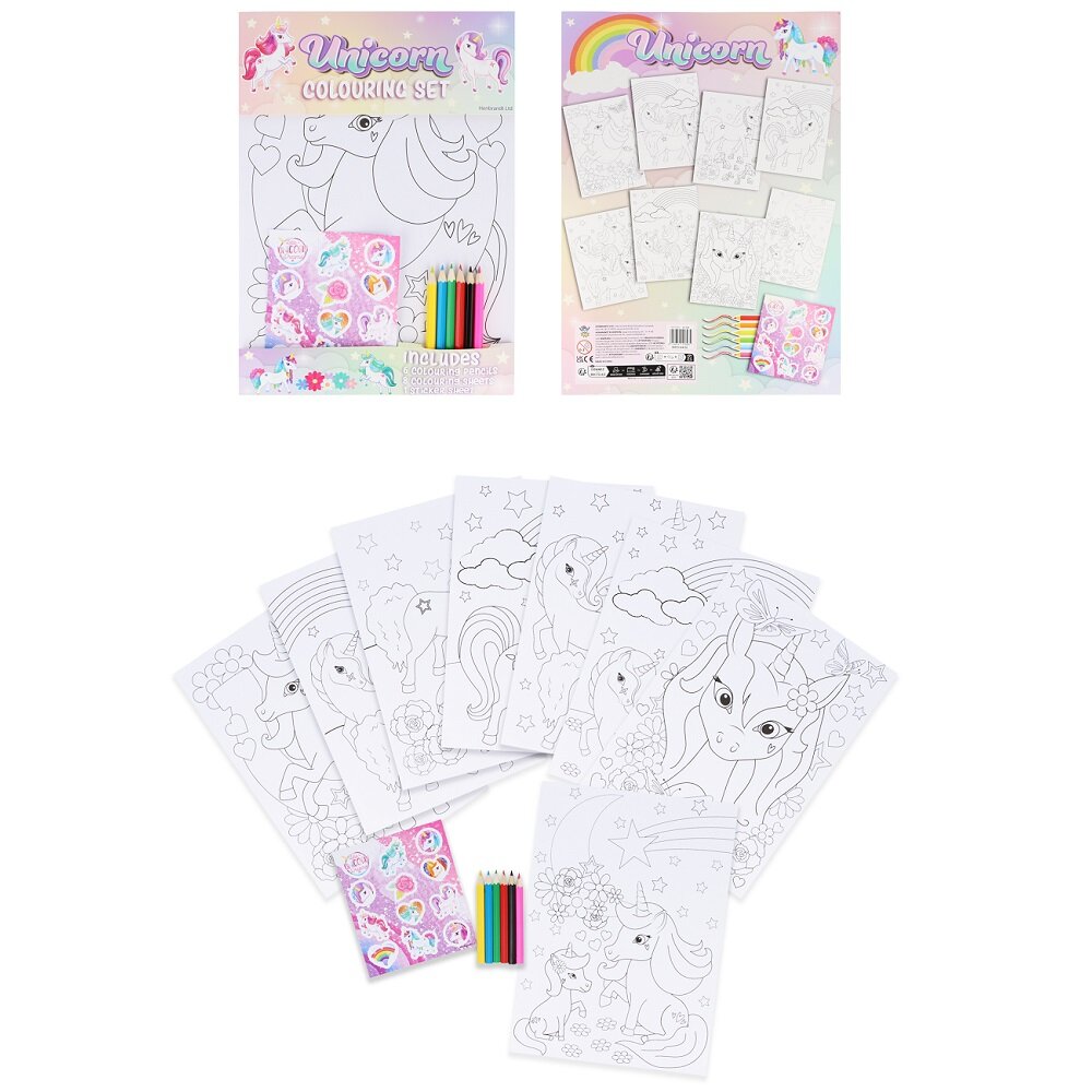 Enhjørning Malesæt