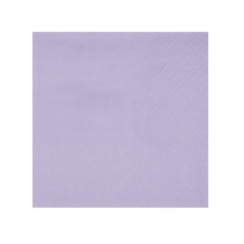 Cocktailservietter - Lilla 25 stk