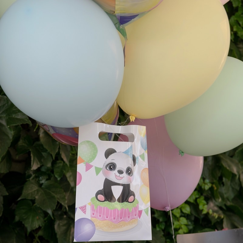 Panda - Slikposer i luksuriøst papir 10 stk.