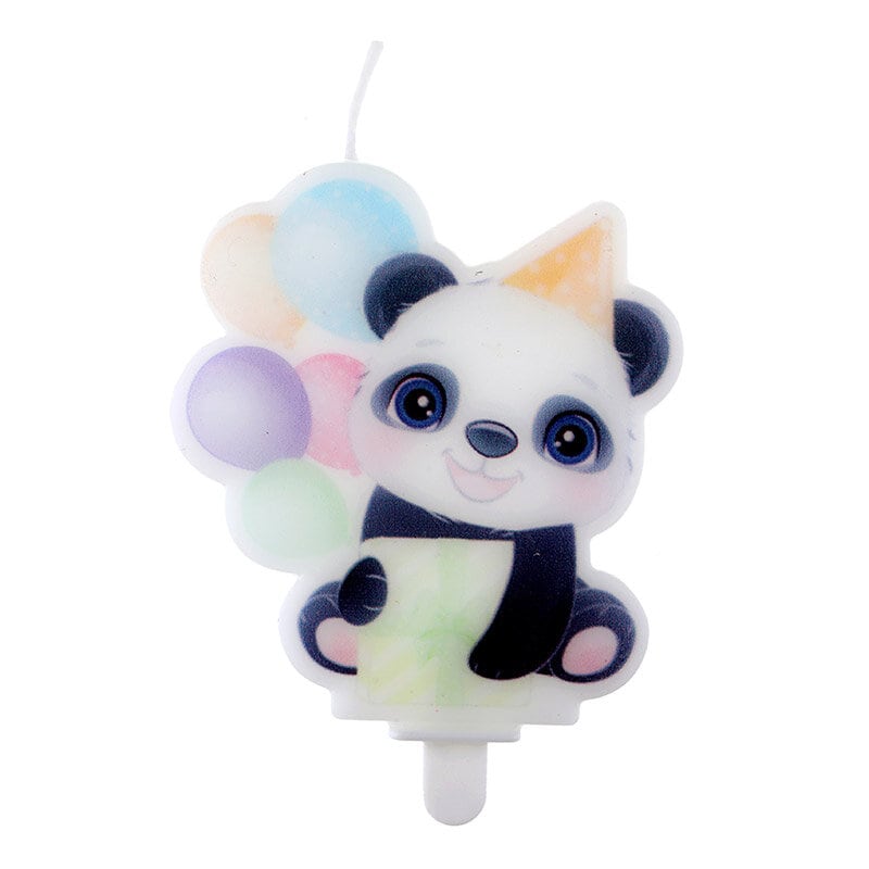 Panda - Kagelys 7,5 cm