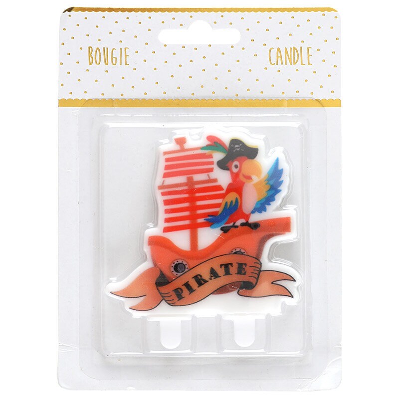 Små Pirater - Kagelys 7,5 cm