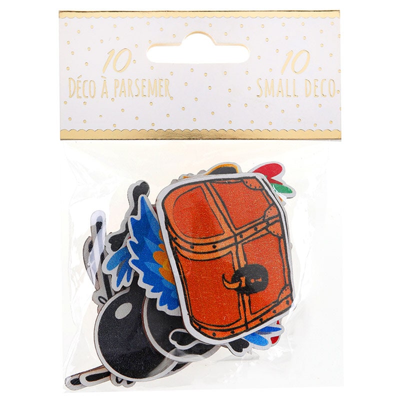 Små pirater - Luksuriøs trækonfetti