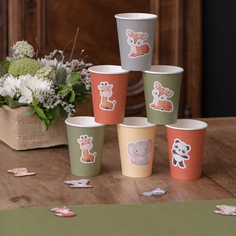 Baby Safari - Klistermærker 16 stk.