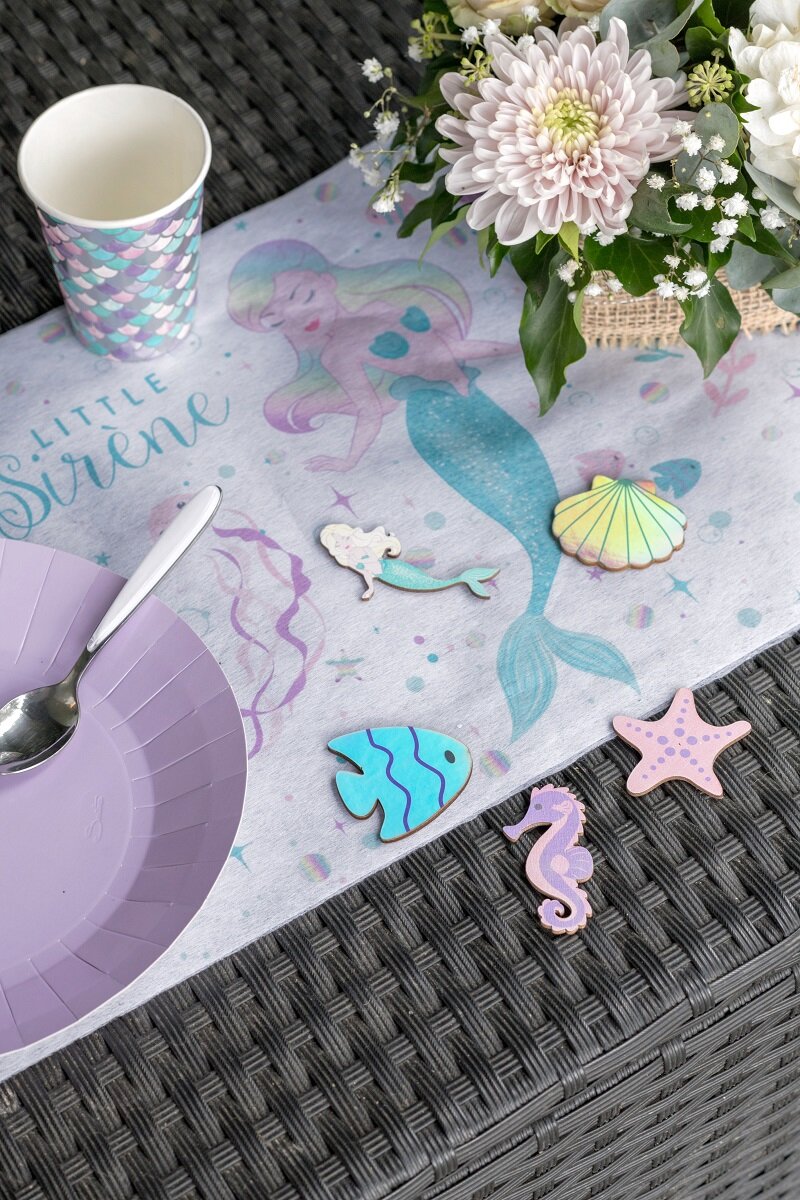 Havfrue - Luksuriøs trækonfetti